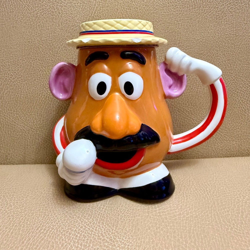 Disney Parks Toy Story Mr Potato Head Mug with Lid 2016 Hasbro Collectible